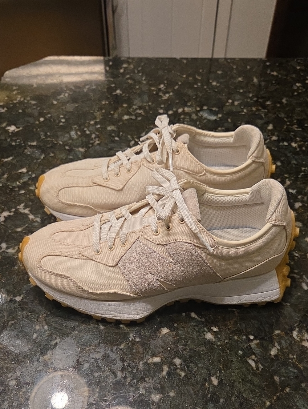 New Balance Beige and Tan Women's Sneakers